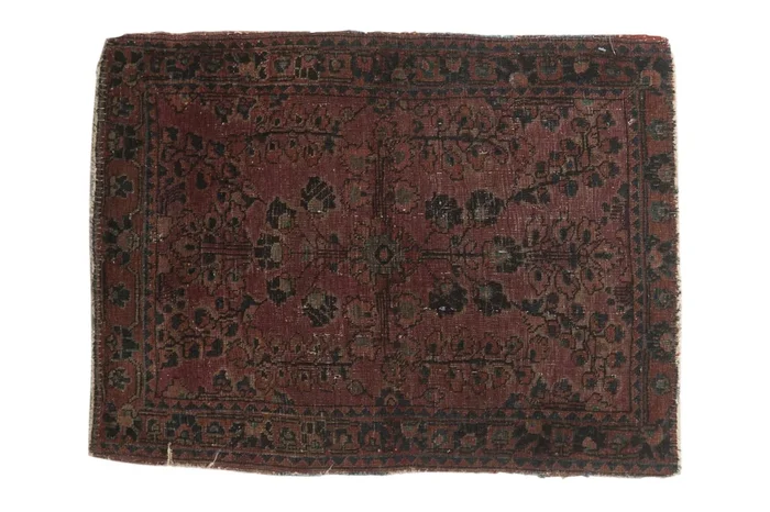 1.5×2.5 Antique Mohajeran Sarouk Rug Mat