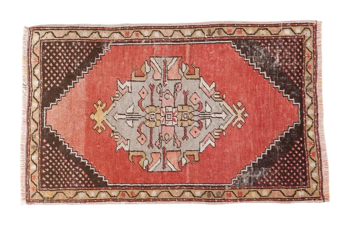 1.5×2.5 Distressed Oushak Rug Mat