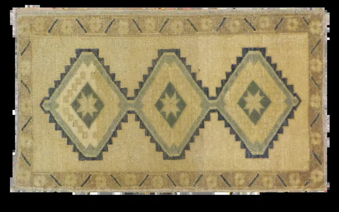 1.5×2.5 Vintage Oushak Rug Mat