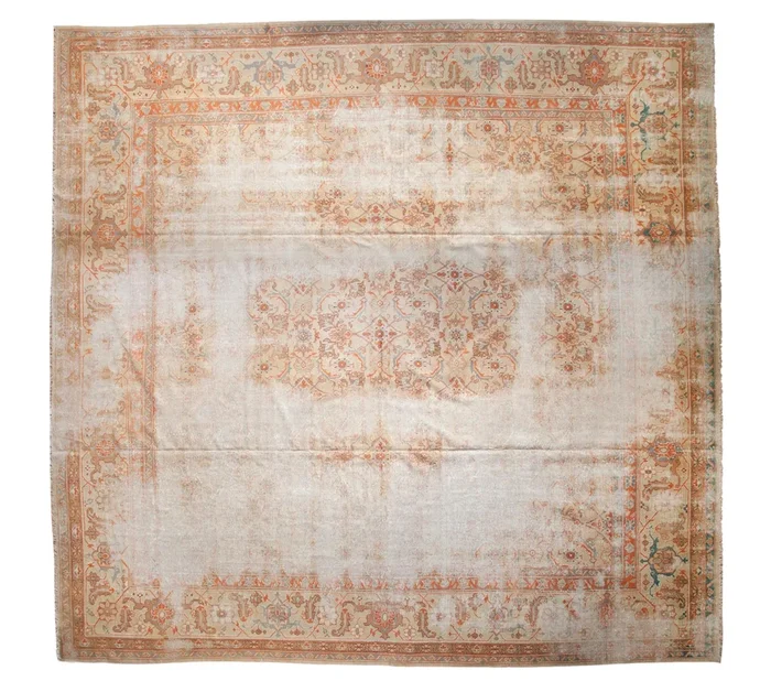 16.5×16.5 Vintage Amritsar Square Carpet