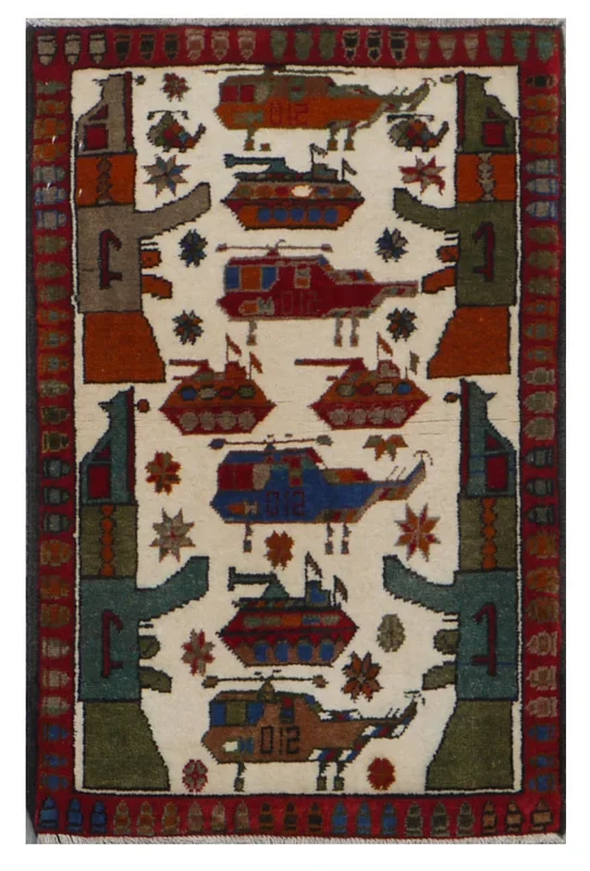 2×3 Historical Tribal War Rug | Collectible 15 of 15