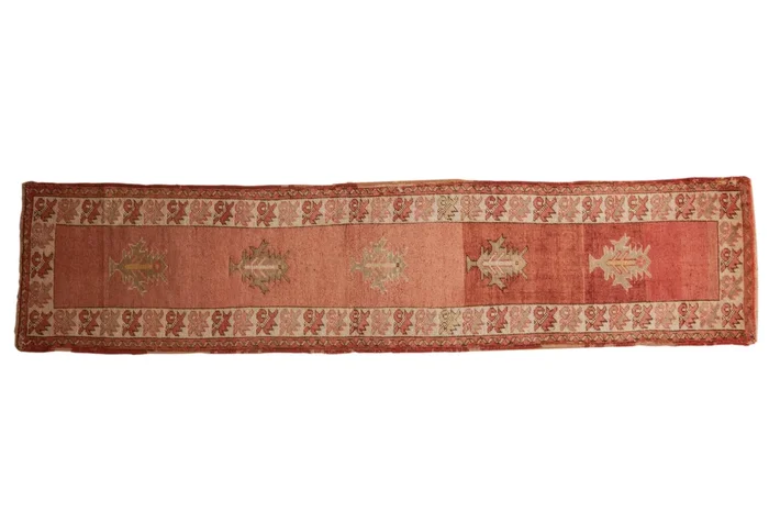 2×7.5 Vintage Distressed Anatolian Rug Runner