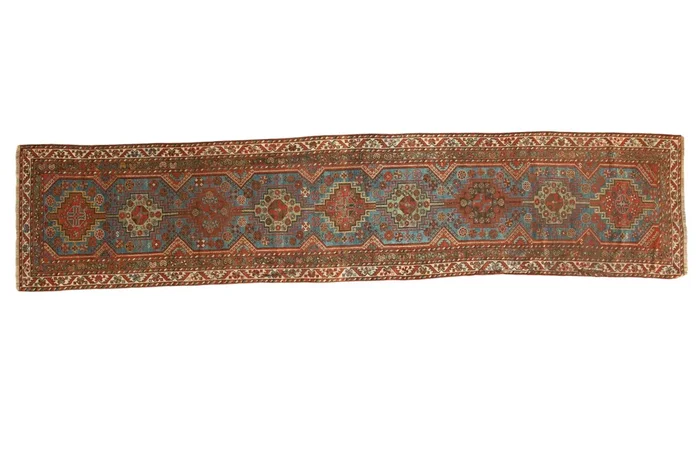 2.5×13 Vintage Qashqai Rug Runner