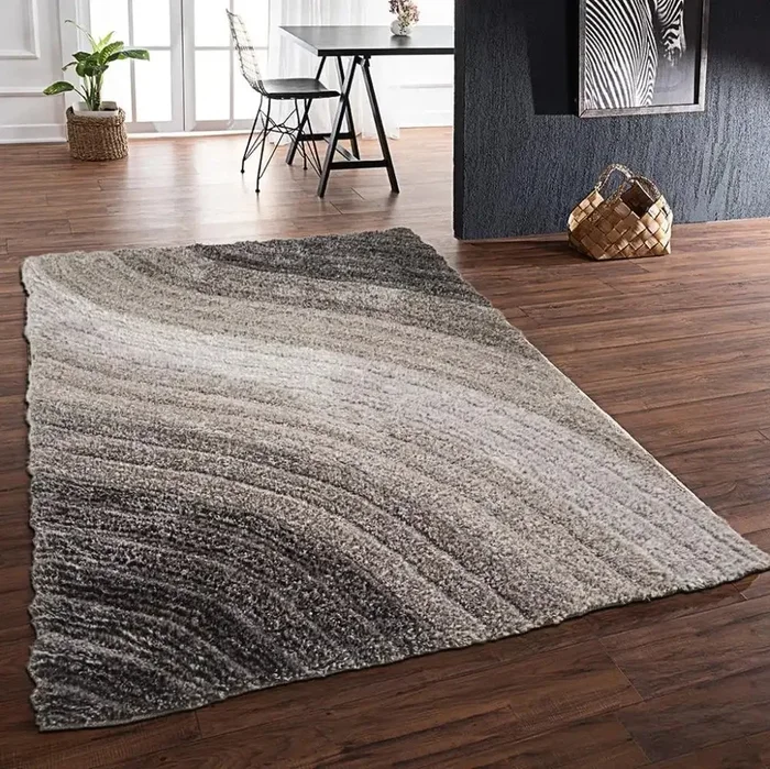 3D Ultimate Shaggy LENA GREY Rug