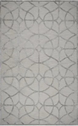 5′ x 8′ Hand Made Wool And Viscose Rizzy Area Rug