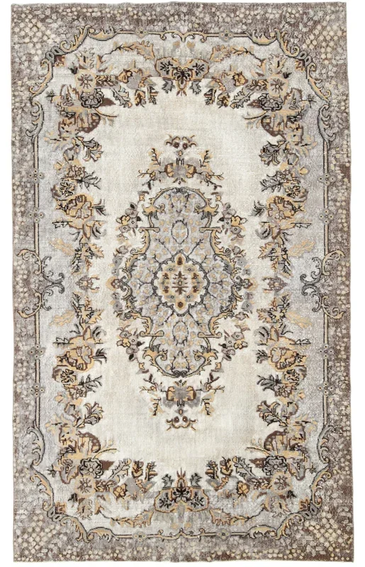 6′ x 10′ Brown Turkish Vintage Rug – 1871