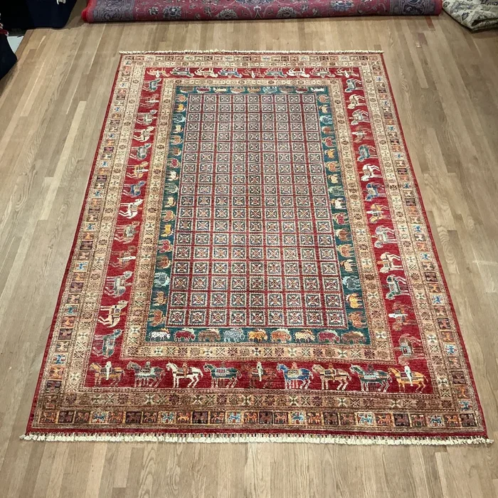 Afghan Pazyryk – 7’1” X 10’8”