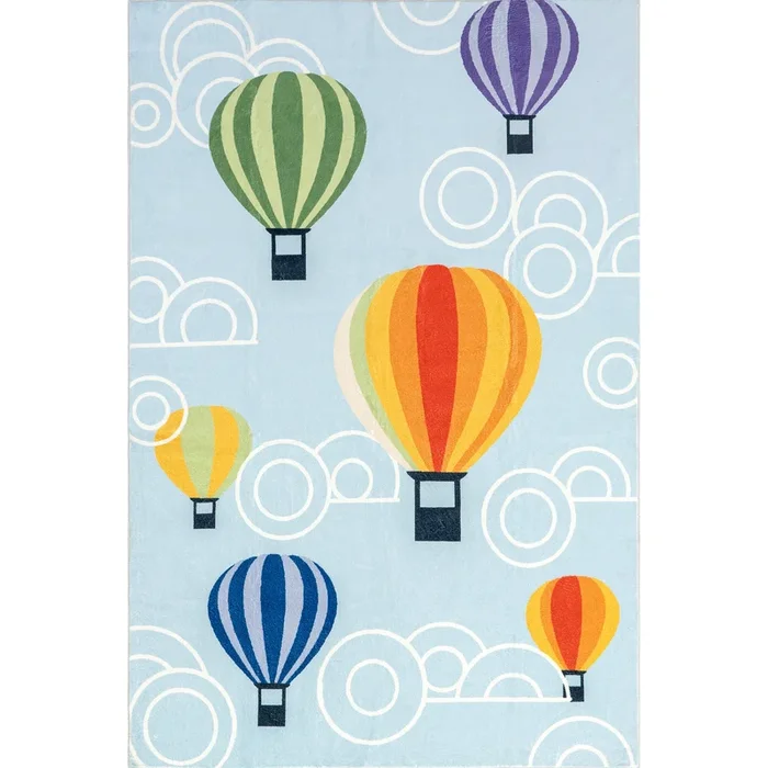 Annelie Balloon Machine Washable Kids Area Rug