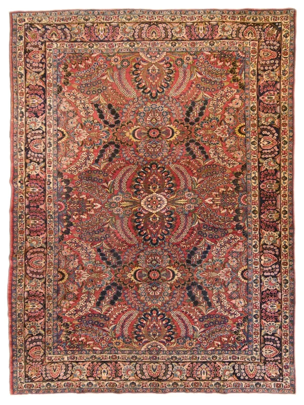Antique Lilihan Persian Rug 8.10 x 12