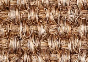 Belgian Adagio Sisal small rug with Belgian Mocha Linen binding