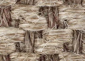 Belgian Amalfi Silver Sisal Runner with Belgian Natural Chenille binding