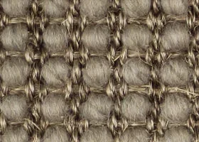 Belgian Molten Grey Lattice Wool & Sisal medium rug with Belgian Grey Chenille binding