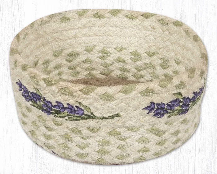 CBP-611 Lavender Braided Basket