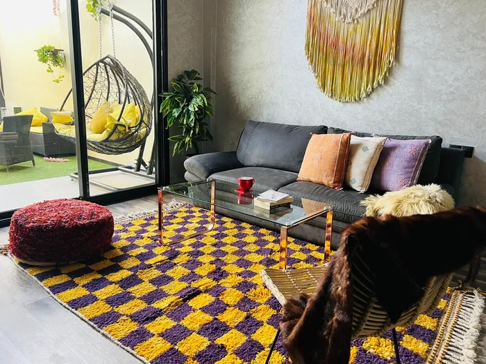 Checkered Rug 5×8 – CH44