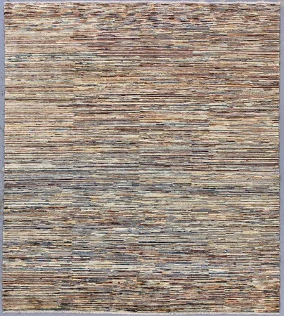 Chobi Linear Veggie Dye Rug (Ref 3336) 288x246cm