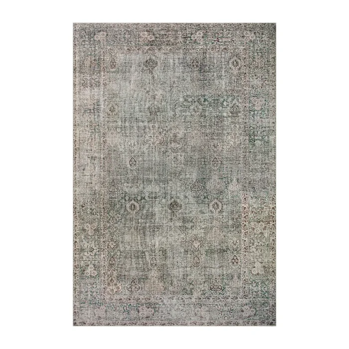 Chris Loves Julia x Loloi Jules Emerald / Antique Ivory Rug