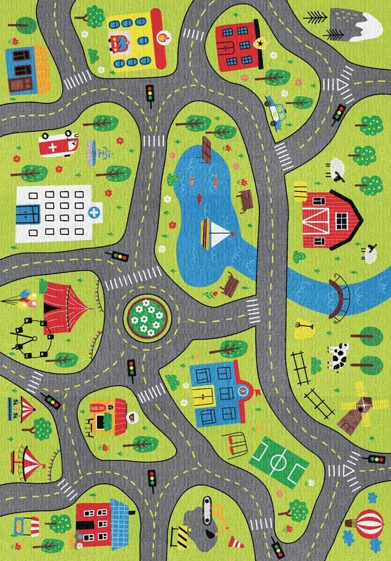Jaden Kids City Play Rug