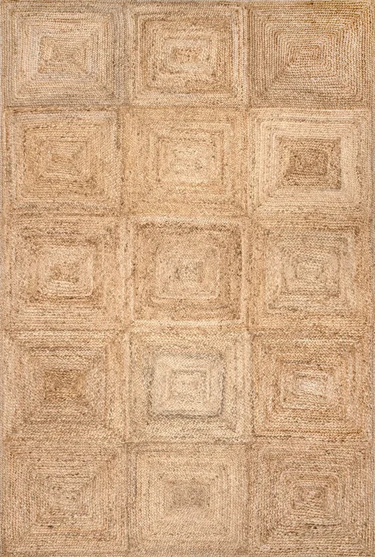 Juniper Tiled Jute Area Rug