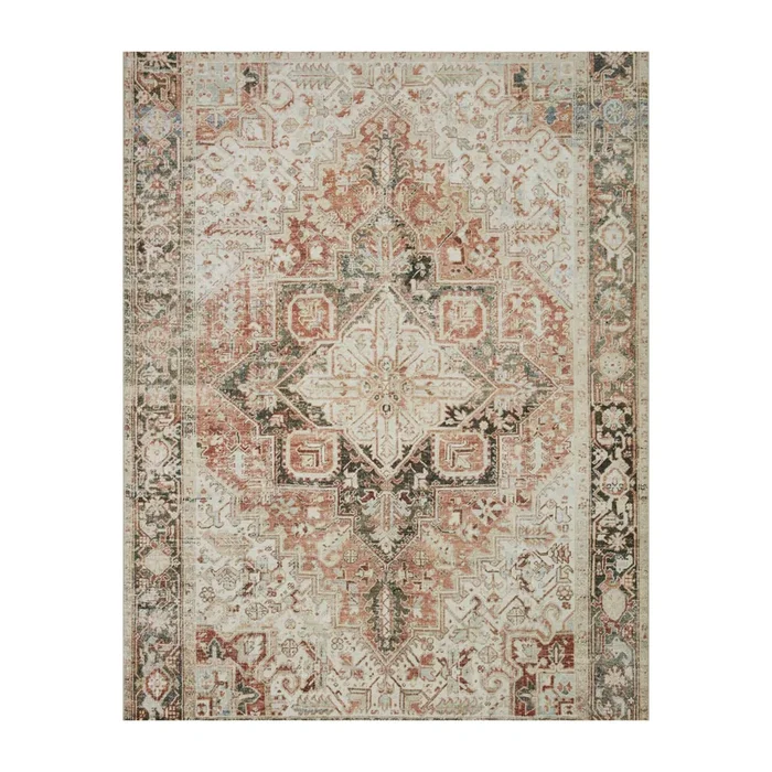 Loloi Lenna Rust / Charcoal Rug
