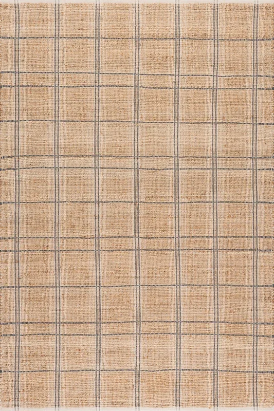 Oscar Plaid Jute Area Rug