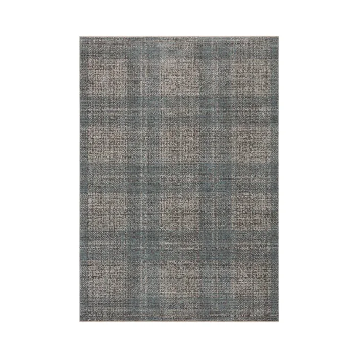 OVERSTOCK RUG – Loloi Ember Denim / Charcoal Rug – 3’6″ x 5’6″