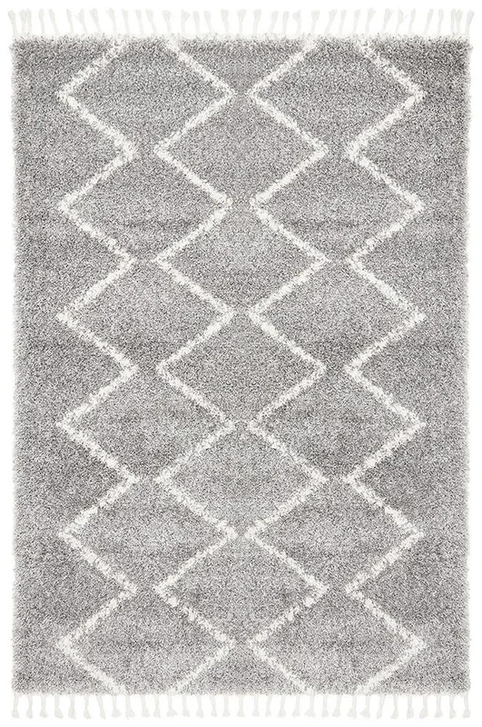 Pandora Vector Stitches Silver Rug