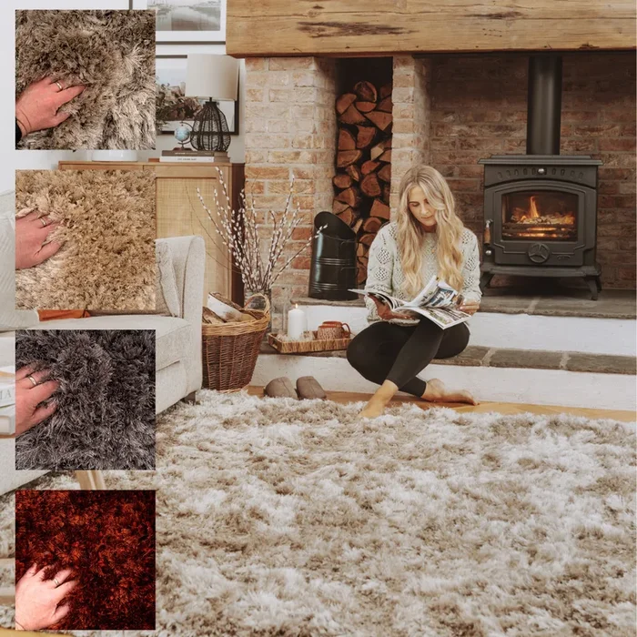 Plush Soft Shaggy Area Rug – Choose Your Colour