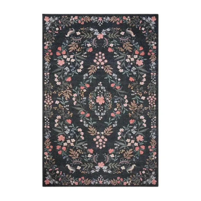 Rifle Paper Co. X Loloi/ Maison Tuileries Black Rug
