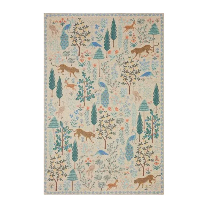 Rifle Paper Co. X Loloi/ Menagerie Forest Cream
