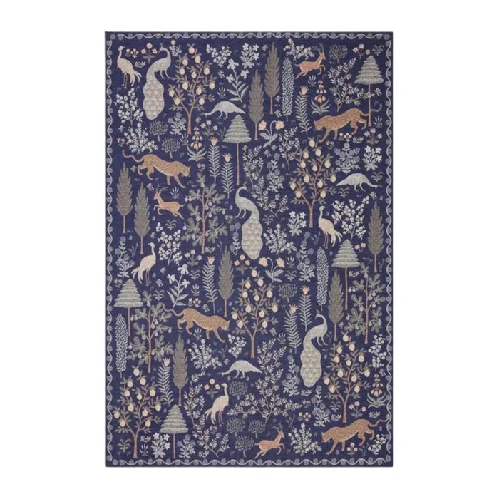 Rifle Paper Co. X Loloi/ Menagerie Forest Navy Rug