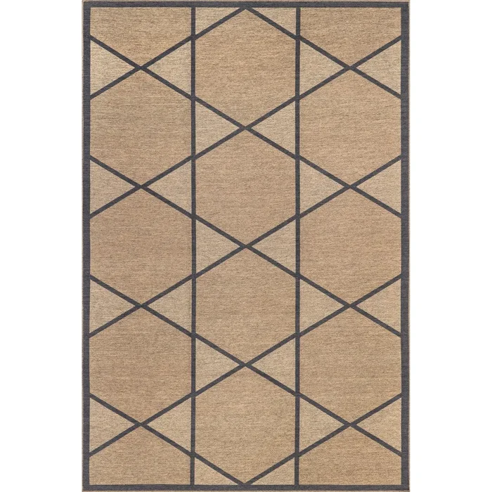 Runa Lattice Easy-Jute Machine Washable Area Rug