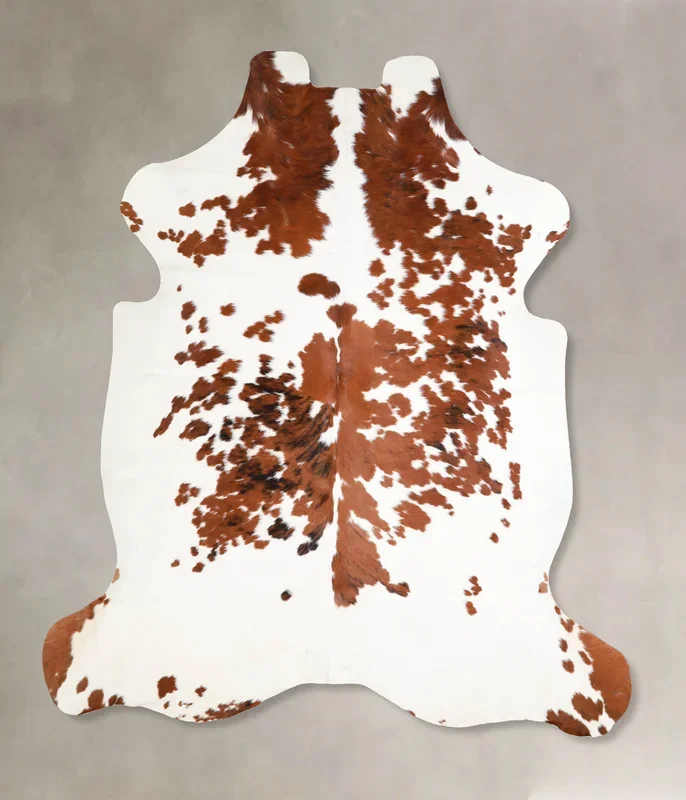Tricolor X-Large European Cowhide Rug 6’11″H x 6’5″W #A40000 by Hudson Hides