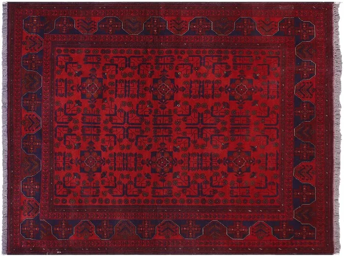 Vintage Biljik Khal Mohammadi Beryl Wool Rug – 4’10” x 6’3”