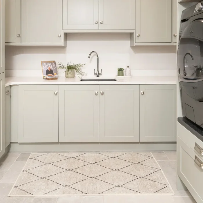 Washable Trellis Kitchen Mat – Sol